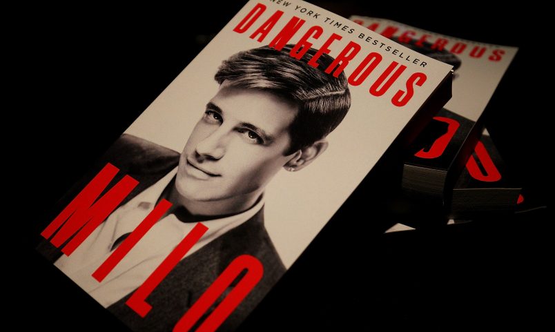Milo Yiannopoulos speaks during a press conference on November 29, 2017 in Sydney, Australia. Yiannopoulos is in Australia for his Troll Academy Tour.