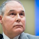 WASHINGTON, DC - December 7:  Environmental Protection Agency Administrator Scott Pruitt testifies before the House Energy and Commerce Committee about the mission of the U.S. Environmental Protection Agency on December 7, 2017 in Washington, DC.  (Photo by Pete Marovich/Getty Images)