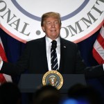 U.S. President Donald Trump delivers remarks at the Republican National Committee winter meeting  at the Trump International Hotel, February 1, 2018 in Washington, DC. Photo by Olivier Douliery/Abaca Press