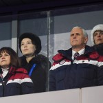 during the Opening Ceremony of the PyeongChang 2018 Winter Olympic Games at PyeongChang Olympic Stadium on February 9, 2018 in Pyeongchang-gun, South Korea.