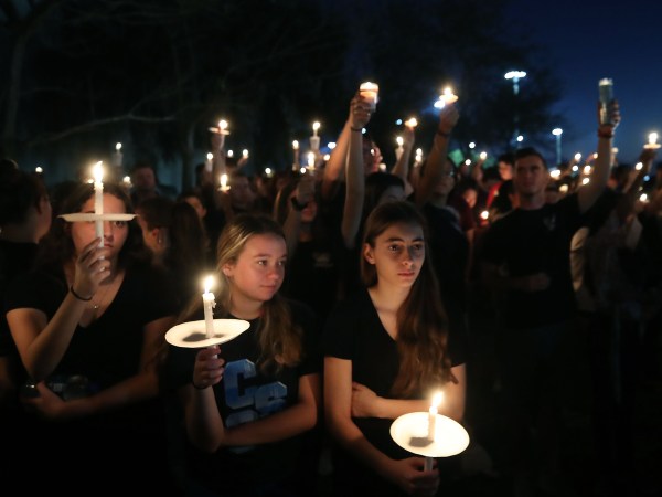 on February 15, 2018 in Parkland, Florida.