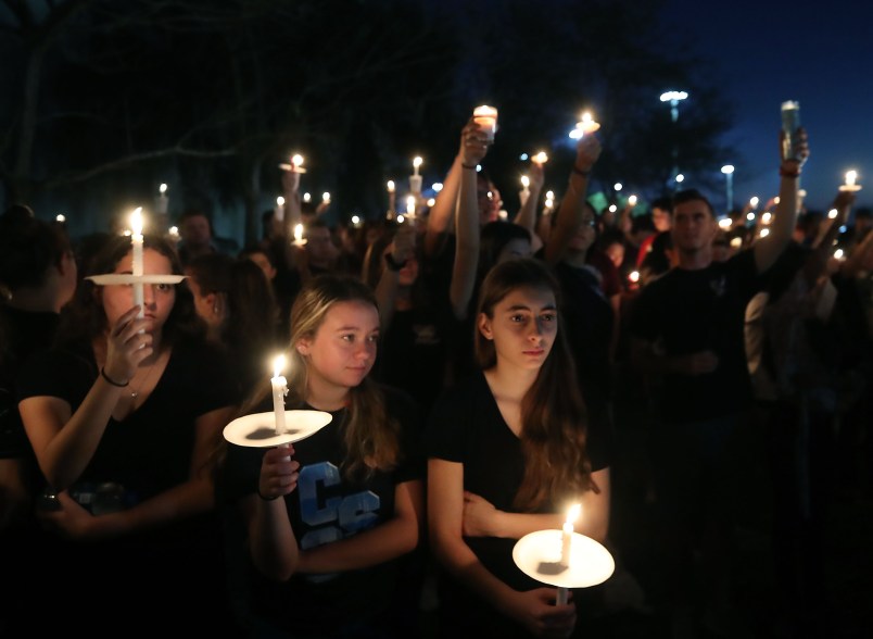 on February 15, 2018 in Parkland, Florida.