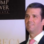 Donald Trump Jr at photo session after visit  Trump Tower, a luxury apartment building, ahead of the visit of Donald Trump Jr on February 21,2018 in Kolkata,India. (Photo by Debajyoti Chakraborty/NurPhoto)