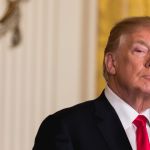 U.S. President Donald Trump listens to Prime Minister Malcolm Turnbull of Australia, during their joint press conference, in the East Room of the White House, on Friday, February 23, 2018. (Photo by Cheriss May/NurPhoto)