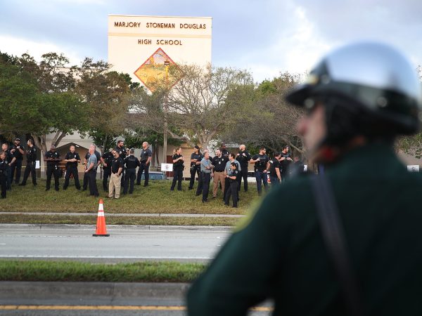 on February 28, 2018 in Parkland, Florida.
