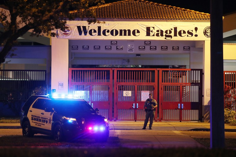 on February 28, 2018 in Parkland, Florida.