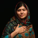 Malala Yousafzai speaks during a press conference at the Library of Birmingham after being announced as a recipient of the Nobel Peace Prize, on October 10, 2014 in Birmingham, England. The 17-year-old Pakistani campaigner, who lives in Britain where she received medical treatment following an assassination attempt by the Taliban in 2012, was jointly awarded the Nobel peace prize with Kailash Satyarthi from India. Chair of the Nobel Committee Thorbjorn Jagland made the announcement in Oslo, commending Malala for her ?heroic struggle? as a spokesperson for girls' rights to education.