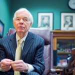 UNITED STATES - JANUARY 14: Sen. Thad Cochran, R-Miss., is interviewed by CQ Roll Call in his Dirksen Building office, January 14, 2015. (Photo By Tom Williams/CQ Roll Call)