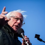 WASHINGTON, DC - DECEMBER 13:  Sen. Bernie Sanders (I-VT) speaks during a rally against the Republican tax plan on December 13, 2017 in Washington, DC. (Photo by Zach Gibson/Getty Images)