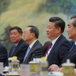 at The Great Hall Of The People on March 1, 2018 in Beijing, China.