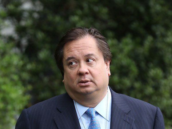 WASHINGTON, DC - APRIL 17:  George T. Conway III, husband of White House Counselor to the President Kellyanne Conway, attends the 139th Easter Egg Roll on the South Lawn of the White House April 17, 2017 in Washington, DC. The White House said 21,000 people are expected to attend the annual tradition of rolling colored eggs down the White House lawn that was started by President Rutherford B. Hayes in 1878.  (Photo by Chip Somodevilla/Getty Images)