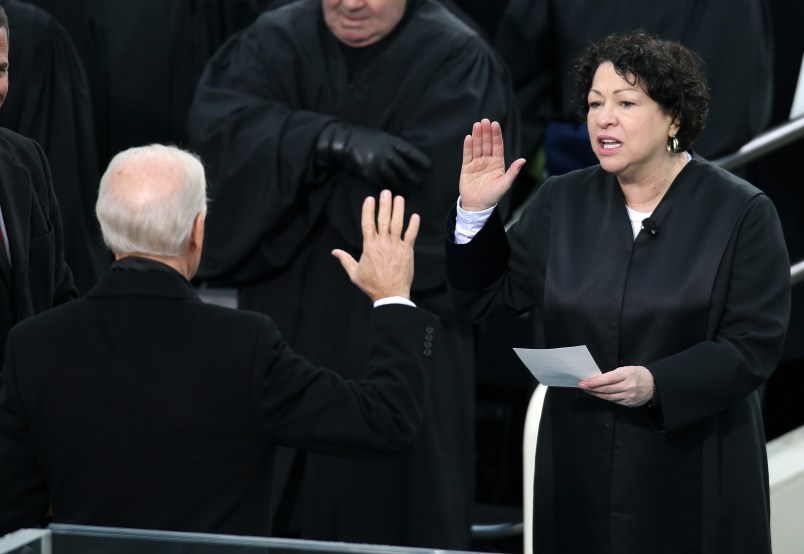 during the presidential inauguration on the West Front of the U.S. Capitol January 21, 2013 in Washington, DC.   Barack Obama was re-elected for a second term as President of the United States.