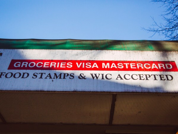 PORTLAND, ME - NOVEMBER 23: EBT usage at Mellen Street Market in Portland, ME on Monday, November 23, 2015. (Photo by Whitney Hayward/Staff Photographer)