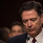 Former FBI Director James Comey testified in front of the Senate Intelligence Committee, on his past relationship with President Donald Trump, and his role in the Russian interference investigation, in the Senate Hart building on Capitol Hill, on Thursday, June 8, 2017. (Photo by Cheriss May) (Photo by Cheriss May/NurPhoto)