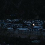 UTUADO, PUERTO RICO - OCTOBER 06:  A car passes among dark homes as people wait for electricity to be restored after Hurricane Maria passed through on October 6, 2017 in Utuado, Puerto Rico.  Puerto Rico experienced widespread damage including most of the electrical, gas and water grid as well as agriculture after Hurricane Maria, a category 4 hurricane, passed through.  (Photo by Joe Raedle/Getty Images)