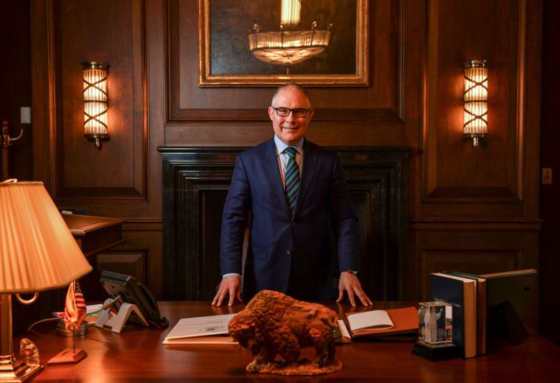 WASHINGTON, DC - NOVEMBER 15: Scott Pruitt, Administrator of the Environmental Protection Agency is photographed at the EPA on November 15, 2017 in Washington, D.C. (Photo by Ricky Carioti/The Washington Post)