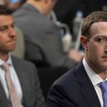 WASHINGTON, DC - APRIL 10:  Facebook co-founder, Chairman and CEO Mark Zuckerberg testifies before a combined Senate Judiciary and Commerce committee hearing in the Hart Senate Office Building on Capitol Hill April 10, 2018 in Washington, DC. Zuckerberg, 33, was called to testify after it was reported that 87 million Facebook users had their personal information harvested by Cambridge Analytica, a British political consulting firm linked to the Trump campaign.  (Photo by Alex Wong/Getty Images)