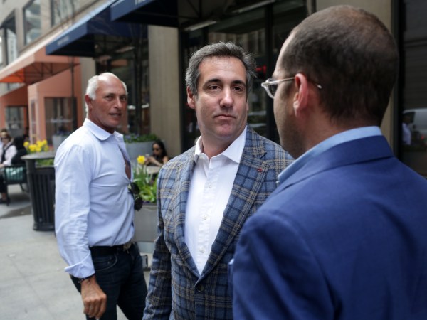 NEW YORK, NY - APRIL 13: Michael Cohen, President Donald Trump's attorney, walks to the Loews Regency hotel on Park Ave on April 13, 2018 in New York City. Following FBI raids on his home, office and hotel room, the Department of Justice announced that they are placing him under criminal investigation. (Photo by Yana Paskova/Getty Images)