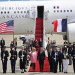 on April 23, 2018 in Joint Base Andrews, Maryland.