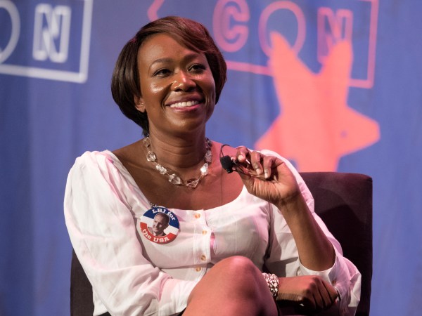 Joy-Ann Reid speaks during Politicon at the Pasadena Convention Center in Pasadena, California on July 29, 2017. Politicon is a bipartisan convention that mixes politics, comedy and entertainment. (Photo by: Ronen Tivony) (Photo by Ronen Tivony/NurPhoto)