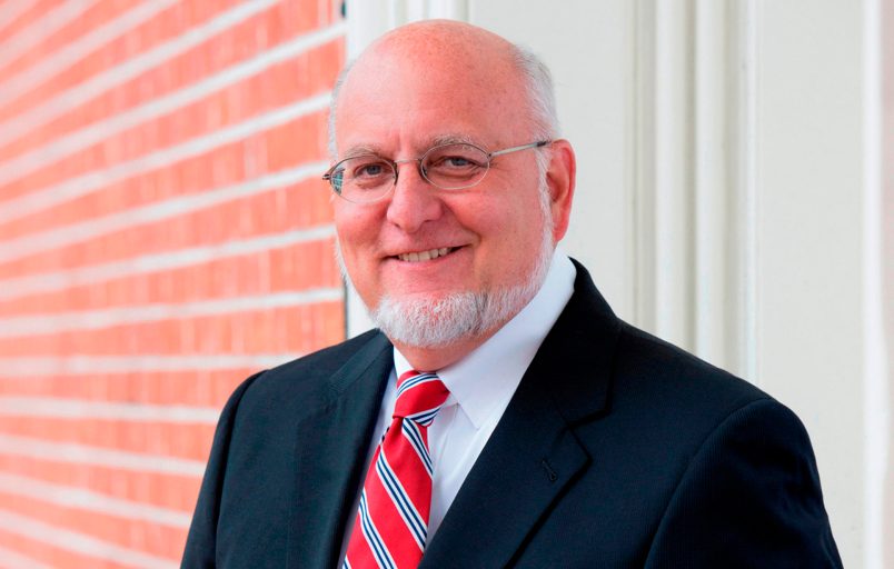 FILE - This undated photo provided by the University of Maryland School of Medicine in March 2018 shows Dr. Robert Redfield Jr. The government is paying Redfield $375,000 a year to run the Atlanta-based CDC, U.S. officials confirmed in April 2018. (Tracey Brown/University of Maryland School of Medicine via AP)
