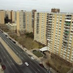 FILE - This Feb.12, 2007 file photo shows Spring Creek Towers apartment buildings, popularly known as Starrett City, in the Brooklyn borough of New York. President Donald Trump and other investors in Starrett City have sold the 46-building complex to two real estate firms for $906 million, according to a statement Tuesday, May 8, 2018, from the new owners. Trump’s financial disclosure documents last year show he owned 4 percent of the complex, giving him proceeds from the sale of about $36 million. (AP Photo/Kathy Willens, File)