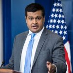 WASHINGTON, DC - MARCH 26: White House deputy press secretary Raj Shah takes questions from reporters during a press briefing at the White House on Monday, March 26, 2018 in Washington, DC. (Photo by Jabin Botsford/The Washington Post)