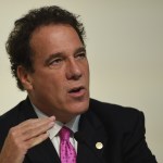 GERMANTOWN, MD - OCTOBER 14: Kevin Kamenetz is one of six of the candidates for the Maryland gubernatorial Democratic nomination who present their political agenda during a forum at Montgomery College in Germantown, MD, October 14, 2017. Candidates answered questions on issues important to Marylanders, such as health care, the environment, education and many others. (Photo by Astrid Riecken For The Washington Post)