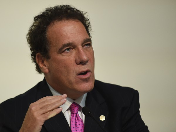 GERMANTOWN, MD - OCTOBER 14: Kevin Kamenetz is one of six of the candidates for the Maryland gubernatorial Democratic nomination who present their political agenda during a forum at Montgomery College in Germantown, MD, October 14, 2017. Candidates answered questions on issues important to Marylanders, such as health care, the environment, education and many others. (Photo by Astrid Riecken For The Washington Post)