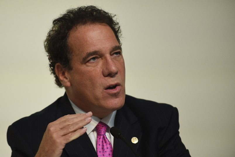 GERMANTOWN, MD - OCTOBER 14: Kevin Kamenetz is one of six of the candidates for the Maryland gubernatorial Democratic nomination who present their political agenda during a forum at Montgomery College in Germantown, MD, October 14, 2017. Candidates answered questions on issues important to Marylanders, such as health care, the environment, education and many others. (Photo by Astrid Riecken For The Washington Post)