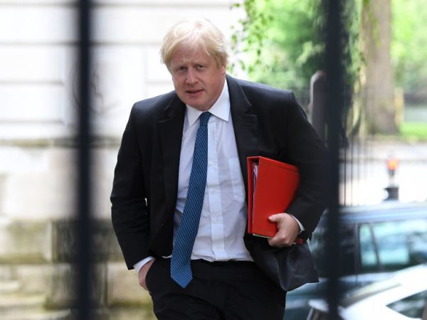 Cabinet Meets To Discuss Post-Brexit Customs PlansLONDON, ENGLAND - MAY 02: Boris Johnson the U.K. Foreign Secretary arrives at 10 Downing Street as the Cabinet meet to discuss post-Brexit customs plans on May 2, 2018 in London, England. (Photo by Steve Back/Getty Images) ***Local Caption *** Boris Johnson