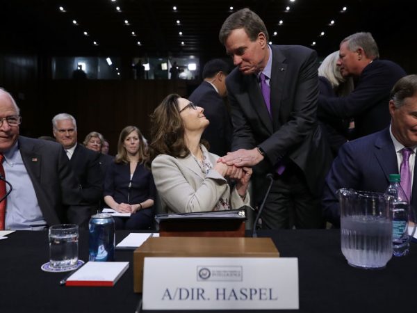 Central Intelligence Agency Deputy Director Gina Haspel is sworn in before the Senate Intelligence Committee during her confirmation hearing to become the next CIA director in the Hart Senate Office Building May 9, 2018 in Washington, DC. If confirmed, Haspel would be the first woman to lead the nationÕs biggest spy agency. Haspel ran a secret Òblack siteÓ CIA prison in Thailand after September 11, 2001, where detainees were subjected to brutal interrogation techniques and she was later involved in approving the destruction of videotapes of interrogation sessions at that prison.