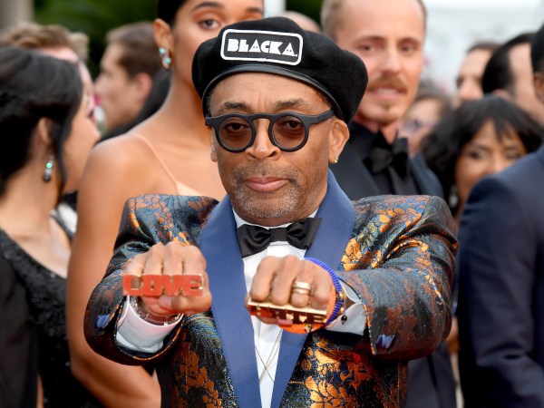 attends the screening of "Blackkklansman" during the 71st annual Cannes Film Festival at Palais des Festivals on May 14, 2018 in Cannes, France.