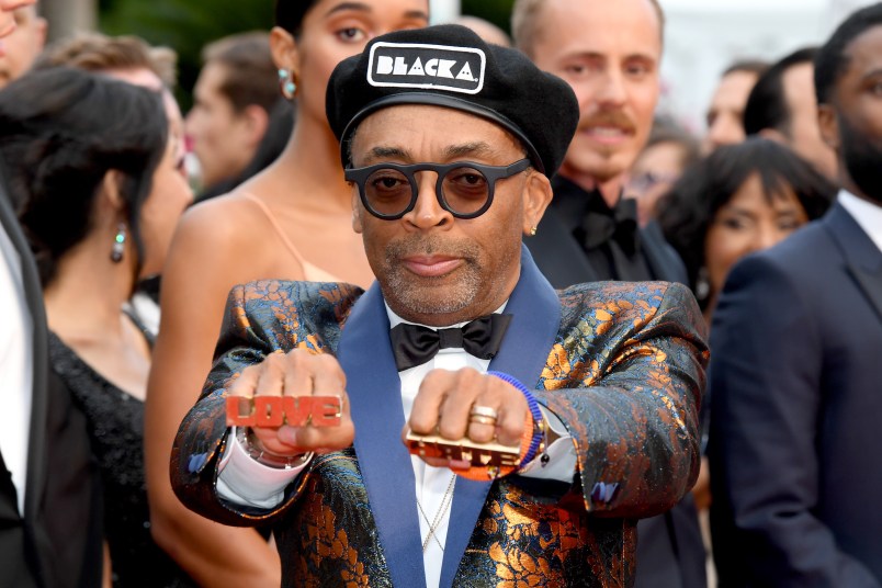 attends the screening of "Blackkklansman" during the 71st annual Cannes Film Festival at Palais des Festivals on May 14, 2018 in Cannes, France.