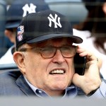 NEW YORK, NY - MAY 28:  Rudy Giuliani attends the game between the New York Yankees and the Houston Astros at Yankee Stadium on May 28, 2018 in the Bronx borough of New York City.MLB players across the league are wearing special uniforms to commemorate Memorial Day.  (Photo by Elsa/Getty Images)