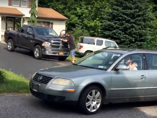Thirty-year-old Michael Rotondo leaves his parents' house in Camillus, N.Y., around 9:30 a.m. Friday, June 1, 2018, 2 1/2 hours before a court-ordered eviction deadline. Douglass Dowty | ddowty@syracuse.com