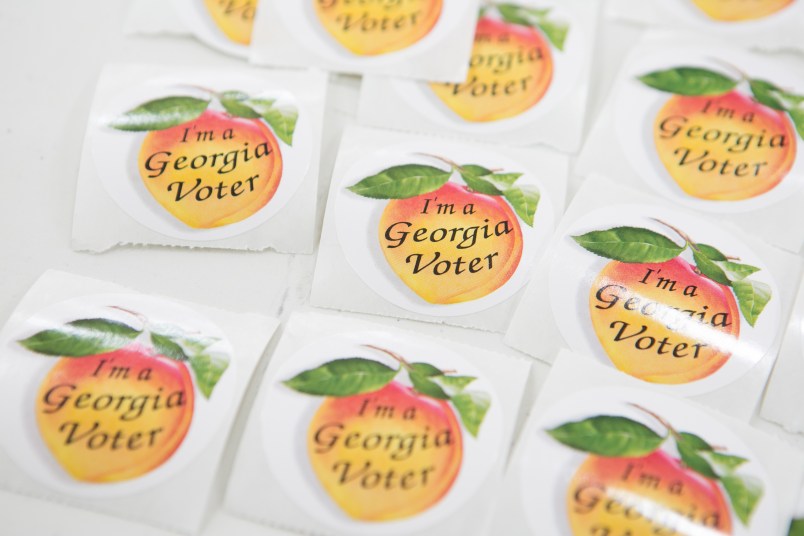 ATLANTA, GA - NOVEMBER 4:  Voters turn out to cast their ballots at polling locations on November 4, 2014 in Atlanta, Georgia.  (Photo by Jessica McGowan/Getty Images)