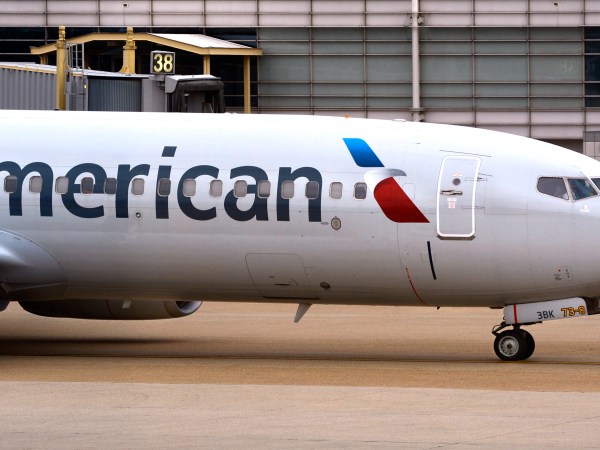 WASHINGTON, D.C. - APRIL 24, 2018:  An American Airlines Boeing 737 passenger plane taxis from a gate to the runway at Ronald Reagan Washington National Airport in Washington, D.C. (Photo by Robert Alexander/Getty Images)