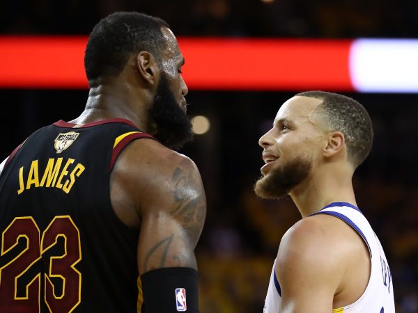 in Game 1 of the 2018 NBA Finals at ORACLE Arena on May 31, 2018 in Oakland, California. NOTE TO USER: User expressly acknowledges and agrees that, by downloading and or using this photograph, User is consenting to the terms and conditions of the Getty Images License Agreement.