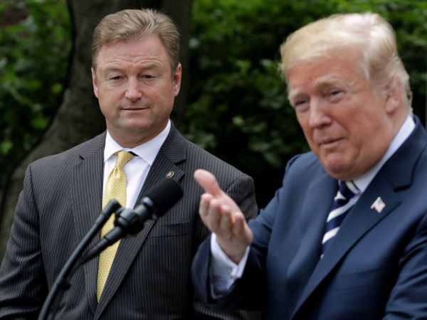 U.S. President Donald Trump delivers remarkd during a signing ceremony for the Veterans Affairs Mission Act in the Rose Garden June 6, 2018 in Washington, DC. The new law continues funding for the Veterans Choice Program for an additional year, extends comprehensive caregiver benefits to veterans injured and ill prior to September 11, 2001, and funds development of a plan to modernize the Department of Veterans Affair's health care infrastructure.