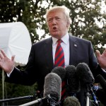 U.S. President Donald Trump departs the White House June 8, 2018 in Washington, DC. Trump is traveling to Canada to attend the G7 summit before heading to Singapore on Saturday for a planned U.S.-North Korea summit.