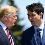 pose during the G7 official welcome at Le Manoir Richelieu on day one of the G7 meeting in Quebec on June 8, 2018 in Quebec City, Canada. Canada will host the leaders of the UK, Italy, the US, France, Germany and Japan for the two day summit, in the town of La Malbaie.