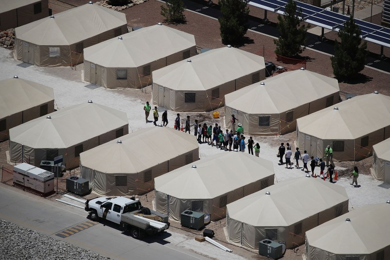 on June 19, 2018 in Tornillo, Texas.