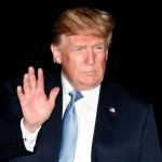 President Donald Trump waves to the press on his arrival at the White House, Washington, DC, after a day trip to Las Vegas, Nevada, June 23, 2018. Trump met with supporters and delivered remarks to the Nevada Republican Party.     ISP POOL Photo by Mike Theiler/UPI