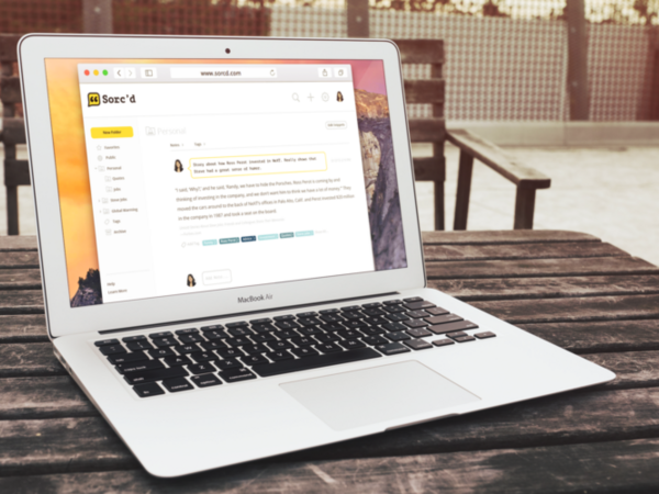 Sorc’d keeps valuable information you’ve collected online into an organized cloud vault.