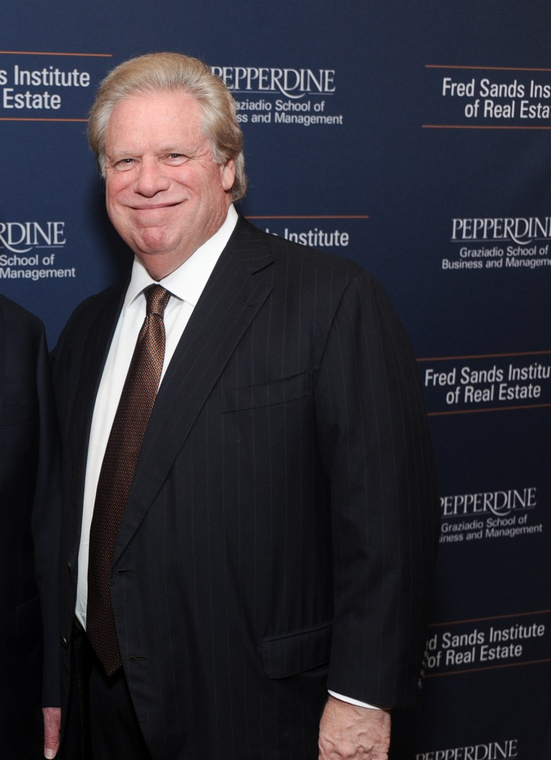 BEVERLY HILLS, CA - JUNE 24:  Fred Sands and Elliot Broidy attend Dedication And Celebration Dinner For The Fred Sands Institute Of Real Estate At Graziadio School, Pepperdine University at the Beverly Wilshire Four Seasons Hotel on June 24, 2015 in Beverly Hills, California.  (Photo by Stefanie Keenan/Getty Images for Pepperdine University)