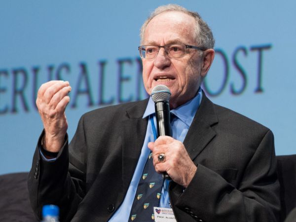 UNITED STATES - 2017/05/07: Alan Dershowitz, Felix Frankfurter Professor of Law Emeritus at Harvard, at the Jerusalem Post Annual Conference in New York City. (Photo by Michael Brochstein/SOPA Images/LightRocket via Getty Images)
