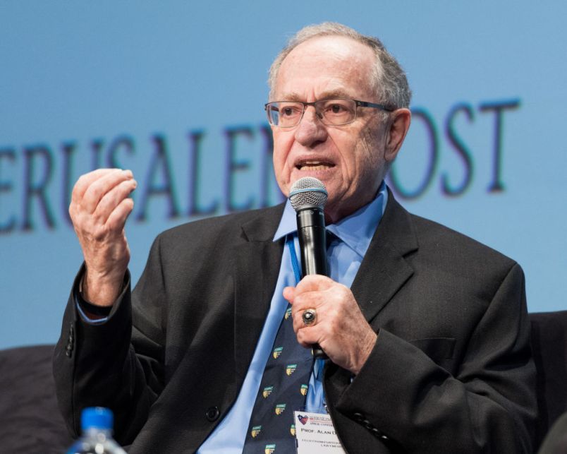 UNITED STATES - 2017/05/07: Alan Dershowitz, Felix Frankfurter Professor of Law Emeritus at Harvard, at the Jerusalem Post Annual Conference in New York City. (Photo by Michael Brochstein/SOPA Images/LightRocket via Getty Images)