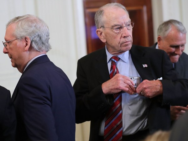 U.S. President Donald Trump introduces XXX as his nominee to the United States Supreme Court during an event in the East Room of the White House July 9, 2018 in Washington, DC. Pending confirmation by the U.S. Senate, XXX would succeed Associate Justice Anthony Kennedy, 81, who is retiring after 30 years of service on the high court.U.S. Circuit Judge Brett M. KavanaughU.S. Circuit Judge Thomas M. HardimanU.S. Circuit Judge Amy Coney BarrettU.S. Circuit Judge Raymond Kethledge