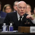 Representatives from faith and pro-immigration groups hold a news conference before a hearing of the Senate Judiciary Committee in the Hart Senate Office Building on Capitol Hill July 31, 2018 in Washington, DC. The demonstrators plan to walkout during the hearing to highlight the Immigration Enforcement and Customs agency and Customs and Border Protection "immoral practices and ineffective efforts to reunify families."